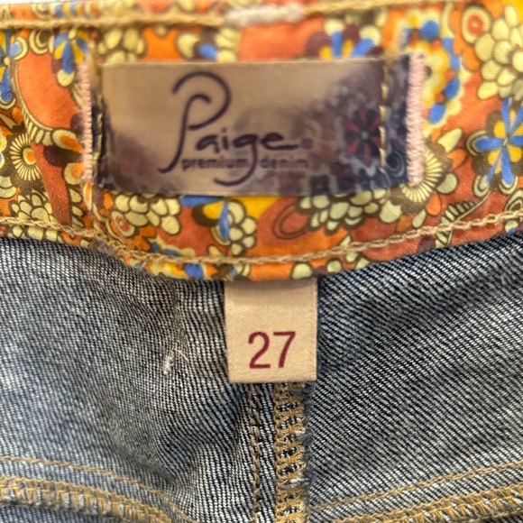 PAIGE DENIM Flares/Bell Bottoms Women’s 27 - Picture 2 of 4
